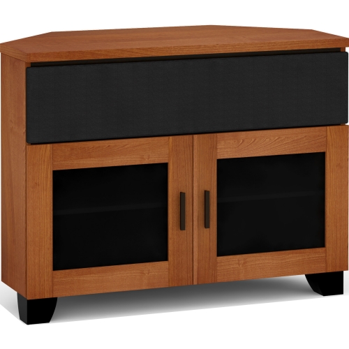 Elba 329CR 44" Extra Tall Corner TV Stand Cabinet w/ Center Speaker Opening in American Cherry